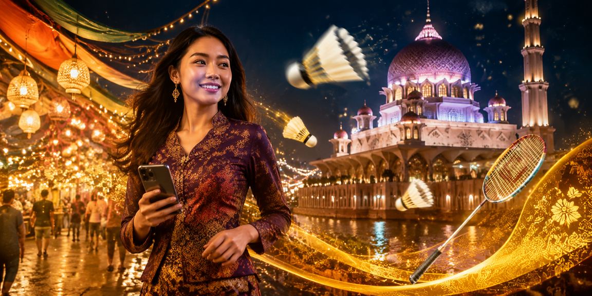 Pemain dari Putrajaya mengakses pertaruhan badminton sp9 melalui peranti mudah alih dengan antara muka responsif