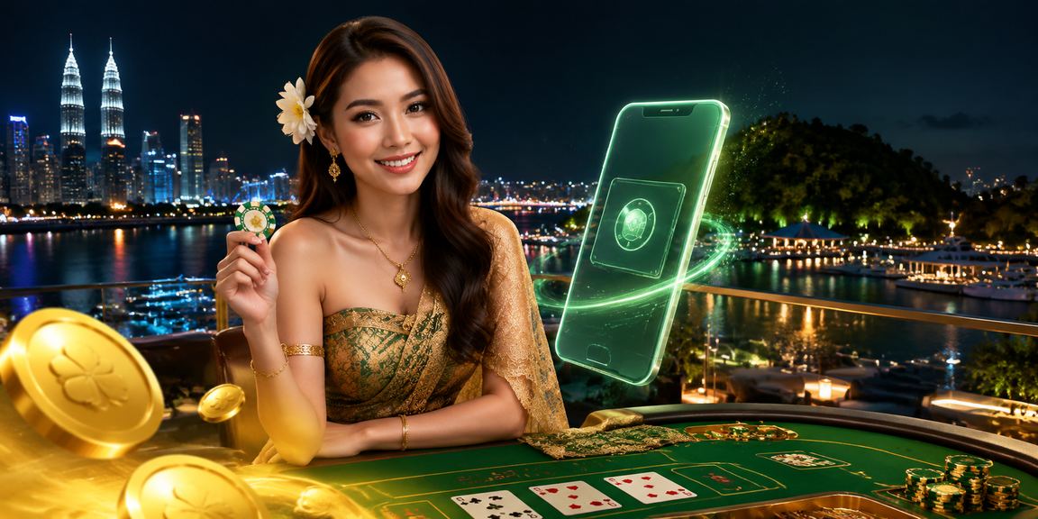 Pemain dari Terengganu menikmati permainan Baccarat dalam talian melalui kasino langsung sp9